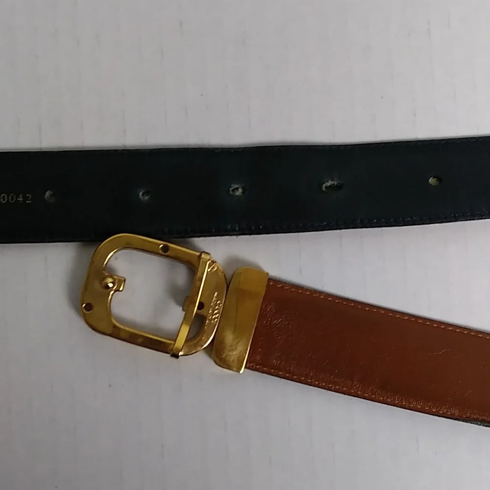 Gucci Belt Made In Italy Women's Belt Size 29 - 100/40 Black/Brown - Picture 11 of 17